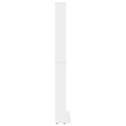 Vidaxl Cd Cabinet White 102x16x177.5 Cm Engineered Wood