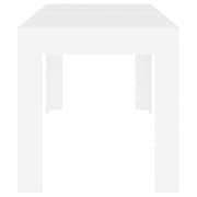Vidaxl Dining Table White 140x74.5x76 Cm Engineered Wood