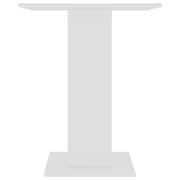 Vidaxl Bistro Table White 60x60x75 Cm Chipboard