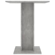 Vidaxl Bistro Table Concrete Grey 60x60x75 Cm Chipboard