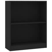 Vidaxl Bookshelf Black 60x24x74.5 Cm Engineered Wood