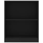 Vidaxl Bookshelf Black 60x24x74.5 Cm Engineered Wood