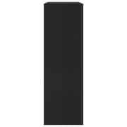 Vidaxl Bookshelf Black 60x24x74.5 Cm Engineered Wood