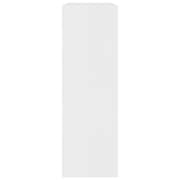 Vidaxl Bookshelf White 60x24x74.5 Cm Engineered Wood