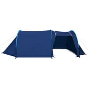 Vidaxl Camping Tent 4 Persons Navy Blue/light Blue