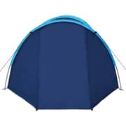Vidaxl Camping Tent 4 Persons Navy Blue/light Blue