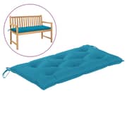 Vidaxl Garden Bench Cushion Light Blue 100x50x7 Cm Fabric