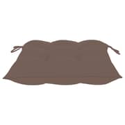 Vidaxl Chair Cushions 2 Pcs Taupe 40x40x7 Cm Fabric