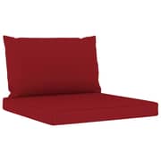 Vidaxl Pallet Sofa Cushions 2 Pcs Wine Red Fabric
