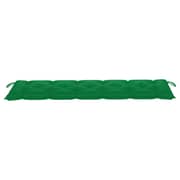 Vidaxl Garden Bench Cushion Green 180x50x7 Cm Fabric