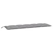Vidaxl Garden Bench Cushion Grey 180x50x7 Cm Fabric