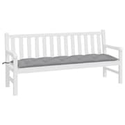 Vidaxl Garden Bench Cushion Grey 180x50x7 Cm Fabric