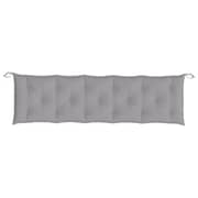 Vidaxl Garden Bench Cushion Grey 180x50x7 Cm Fabric