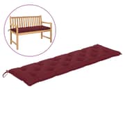 Vidaxl Garden Bench Cushion Wine Red 180x50x7 Cm Fabric