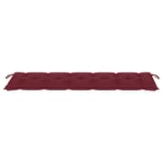 Vidaxl Garden Bench Cushion Wine Red 180x50x7 Cm Fabric