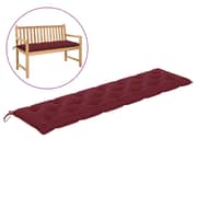 Vidaxl Garden Bench Cushion Wine Red 200x50x7 Cm Fabric