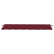 Vidaxl Garden Bench Cushion Wine Red 200x50x7 Cm Fabric