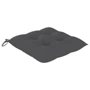 Vidaxl Chair Cushions 2 Pcs Anthracite 50x50x7 Cm Fabric