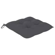 Vidaxl Chair Cushions 2 Pcs Anthracite 40x40x7 Cm Fabric