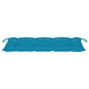 Vidaxl Garden Bench Cushion Light Blue 120x50x7 Cm Fabric