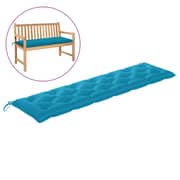 Vidaxl Garden Bench Cushion Light Blue 200x50x7 Cm Fabric