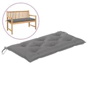 Vidaxl Garden Bench Cushion Grey 100x50x7 Cm Fabric
