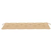 Vidaxl Garden Bench Cushion Beige 150x50x7 Cm Fabric