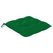 Vidaxl Chair Cushions 2 Pcs Green 40x40x7 Cm Fabric