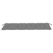 Vidaxl Garden Bench Cushion Grey 150x50x7 Cm Fabric