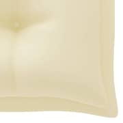 Vidaxl Garden Bench Cushion Cream White 200x50x7 Cm Fabric