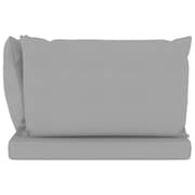 Vidaxl Pallet Sofa Cushions 3 Pcs Grey Fabric
