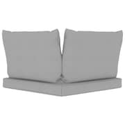 Vidaxl Pallet Sofa Cushions 3 Pcs Grey Fabric