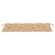 Vidaxl Garden Bench Cushion Beige 120x50x7 Cm Fabric