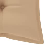 Vidaxl Garden Bench Cushion Beige 120x50x7 Cm Fabric