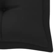 Vidaxl Garden Bench Cushion Black 180x50x7 Cm Fabric