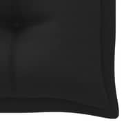 Vidaxl Garden Bench Cushion Black 200x50x7 Cm Fabric
