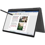 Lenovo Ideapad Flex 5 14ITL05 (2020) 2-in-1 Laptop - 11th Gen / Intel Core i7-1165G7 / 14inch FHD / 512GB SSD / 16GB RAM / 2GB NVIDIA GeForce MX450 Graphics / Windows 11 Home / English & Arabic Keyboard / Grey / Middle East Version - [82HS00U6AX]
