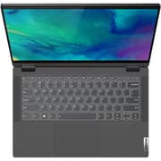 Lenovo Ideapad Flex 5 14ITL05 (2020) 2-in-1 Laptop - 11th Gen / Intel Core i7-1165G7 / 14inch FHD / 512GB SSD / 16GB RAM / 2GB NVIDIA GeForce MX450 Graphics / Windows 11 Home / English & Arabic Keyboard / Grey / Middle East Version - [82HS00U6AX]