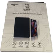 Throne Premium Leather Back Case with Screen Protector Assorted Apple iPad Pro 12.9inch