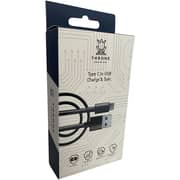 Throne Premium USB-C To USB-A Cable 1m White