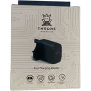 Throne Premium Dual Port USB-C Charger White