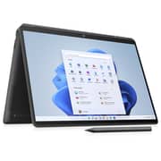HP Spectre x360 2-in-1 Laptop - 12th Gen Core i7 1.7GHz 16GB 1TB Shared Win11Home 13.5inch WUXGA+ Nightfall Black Aluminum English/Arabic Keyboard 14-EF0005NE