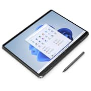 HP Spectre x360 2-in-1 Laptop - 12th Gen Core i7 1.7GHz 16GB 1TB Shared Win11Home 13.5inch WUXGA+ Nightfall Black Aluminum English/Arabic Keyboard 14-EF0005NE
