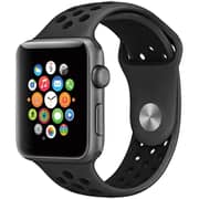 Porodo Sport Silicone Band For Apple Watch 42/44/45mm Black/Grey