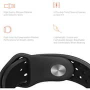 Porodo Sport Silicone Band For Apple Watch 42/44/45mm Black/Grey