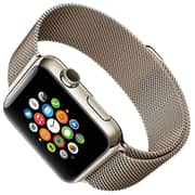 Porodo Steel Mesh Band For Apple Watch 42/44/45mm Gold