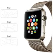 Porodo Steel Mesh Band For Apple Watch 42/44/45mm Gold