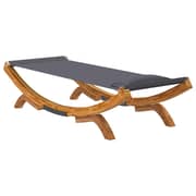 vidaXL Outdoor Lounge Bed 100x188.5x44 cm Solid Bent Wood Anthracite
