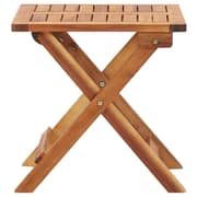 Vidaxl Folding Garden Coffee Table 40x40x40 Cm Solid Acacia Wood