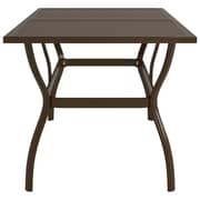 Vidaxl Garden Table Brown 140x80x72 Cm Steel